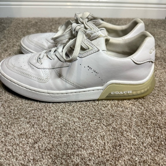 Coach Men's White Sneakers - Picture 10 of 14